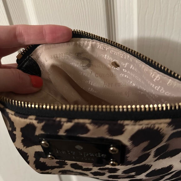 Kate Spade Leopard Vinyl Small Crossbody Bag - Picture 4 of 7